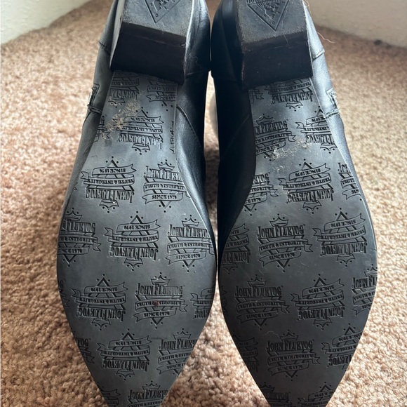 John Fluevog Nana Lee Ankle Boots with Zipper - Truth Family - Picture 5 of 5